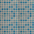 Mosaïque | 31.6x31.6 cm | Tilestone Design Quinto Mix/ bleu
